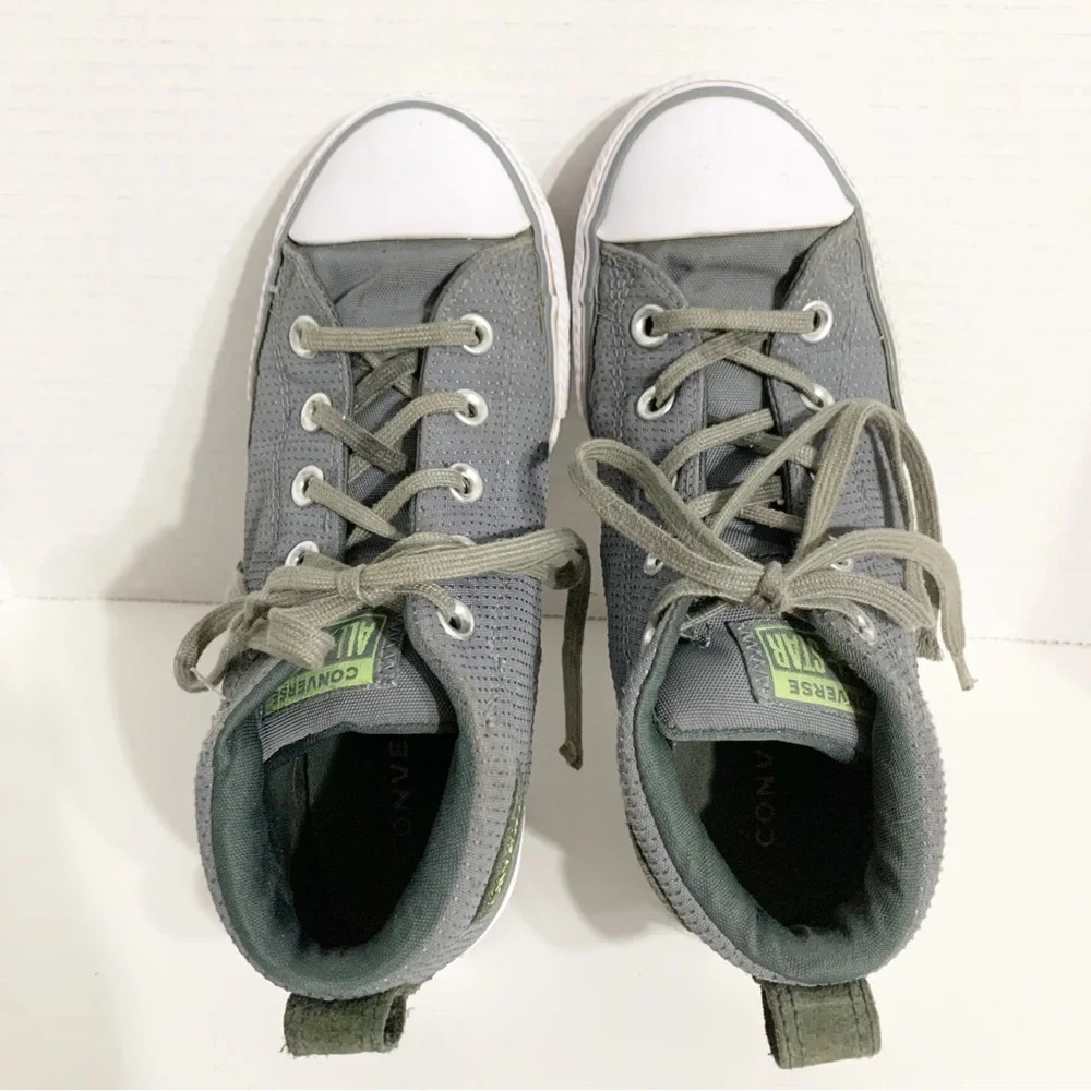 Chuck Taylor All Star Street Mid Lace Up Converse Sneakers Style 661890F